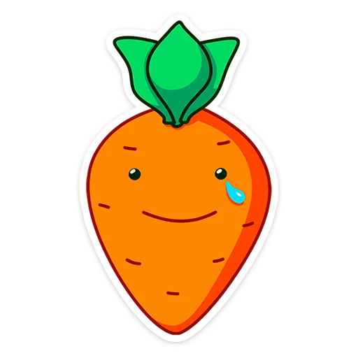 Telegram stiker «Морквоша» 🥲