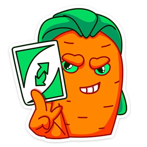Telegram Sticker «Морквоша» 🙃