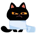 Емодзі Cat Teftel 🤨