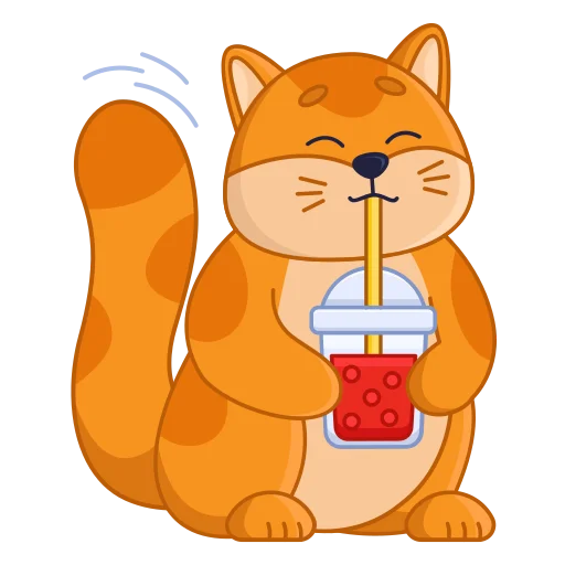 Telegram Sticker «cat | кот» 🧃