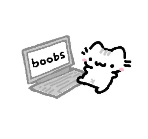 Telegram Sticker «Cat» 💻