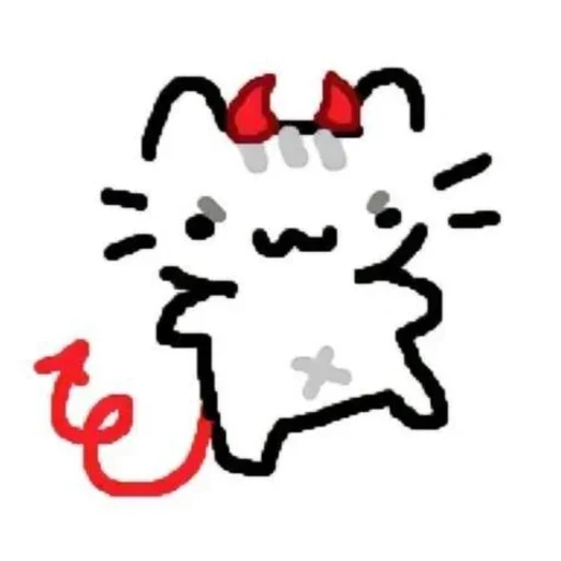Cat sticker 😈