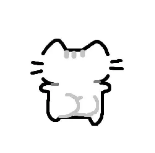 Cat stiker 🍑