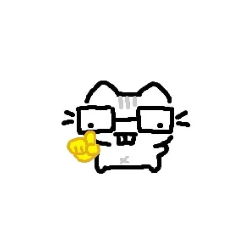 Telegram Sticker «Cat» 🤓