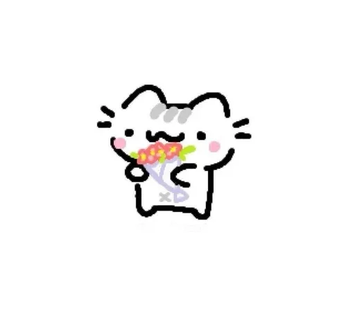 Telegram Sticker «Cat» 💐