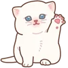 Эмодзи Cat emoji kwii 🖐
