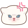 Емодзі Cat emoji kwii 😡