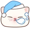 Эмодзи Telegram «Cat emoji kwii» 😴