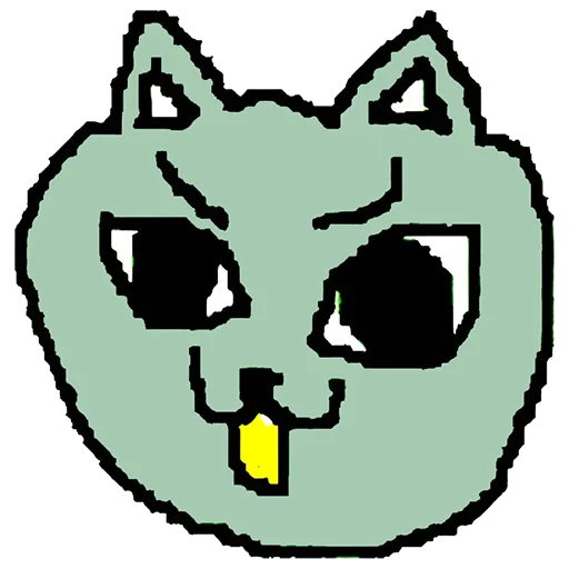 Telegram stiker «Garo cat» 😠