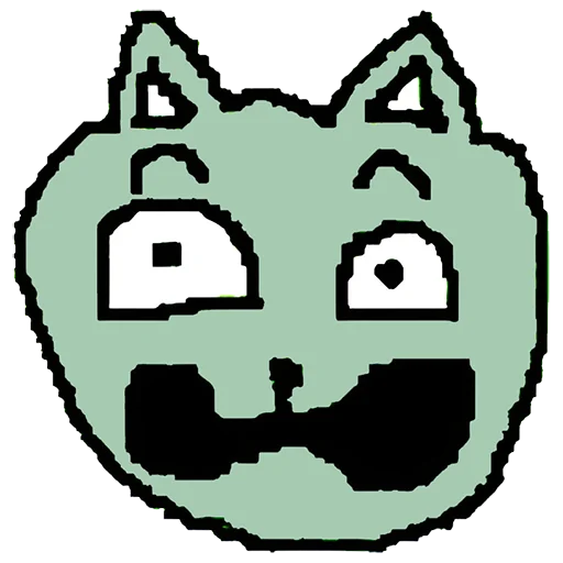 Telegram stiker «Garo cat» 😱