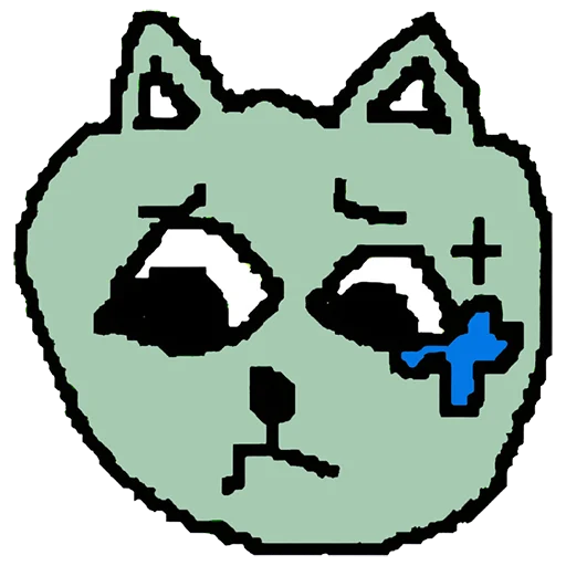 Telegram stiker «Garo cat» 😢