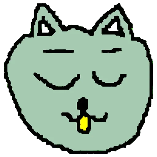 Telegram Sticker «Garo cat» 😌