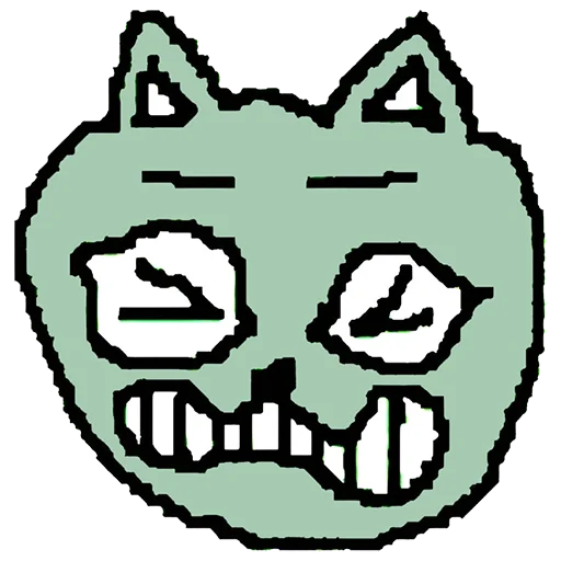 Garo cat sticker 😫
