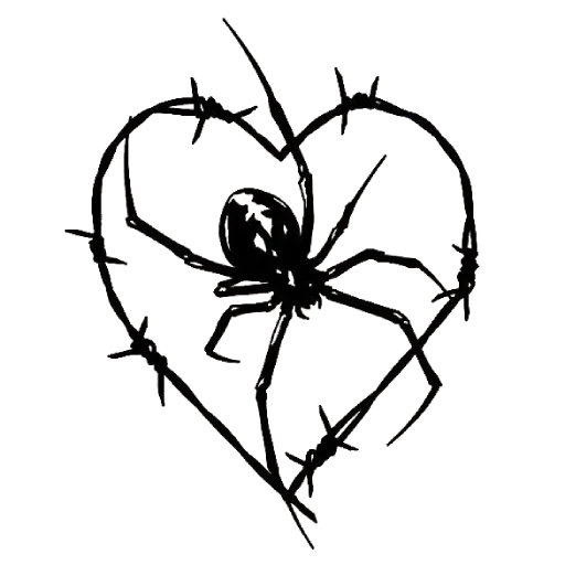 hearts 4 every day sticker 🖤