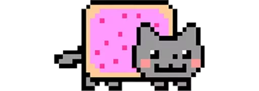 Стикер Telegram «Nyan Cat» 😺