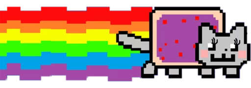 Стикер Nyan Cat 👩