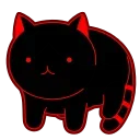 Animated Cats stiker ⬛️