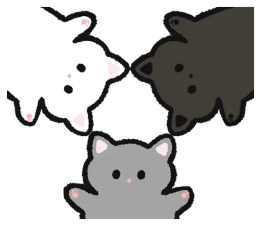 Telegram Sticker «котятки» 🍼
