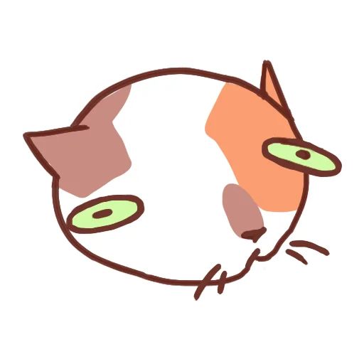 Telegram stickers Cat Motions without text