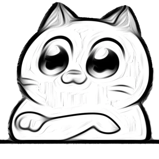 Telegram stiker «Catting cat» 