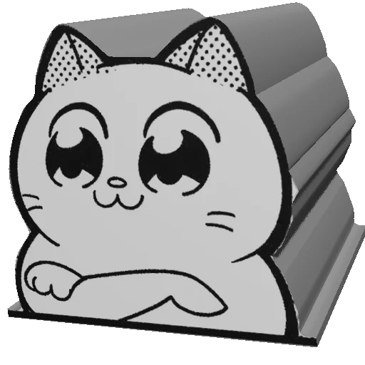 Стикер Telegram «Catting cat» 