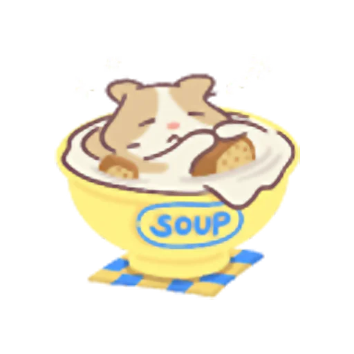 Telegram stikerlari Cats & Soup