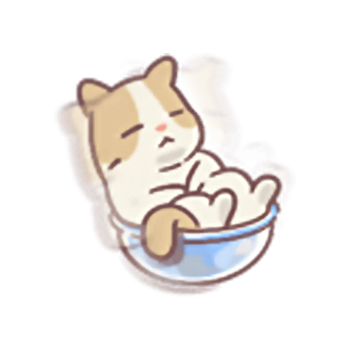 Telegram Sticker «Cats & Soup» 😴