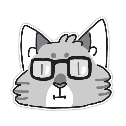 Telegram stiker «Mini Cats» 🤓