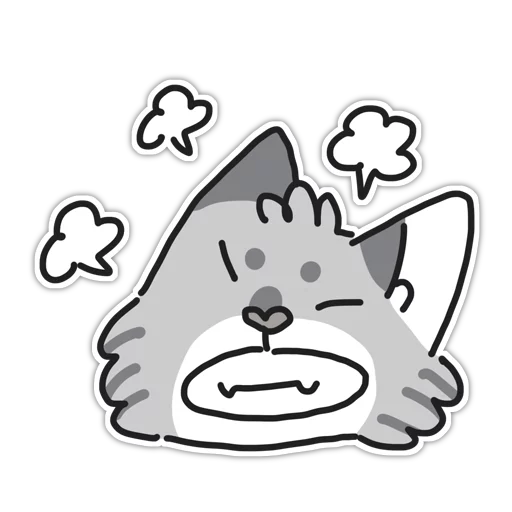 Telegram stiker «Mini Cats» 😤