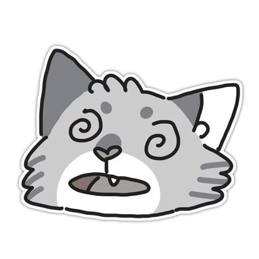 Telegram stiker «Mini Cats» 😲