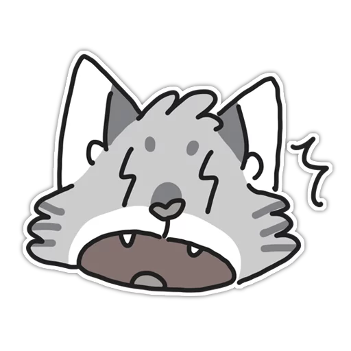 Telegram stiker «Mini Cats» 😮