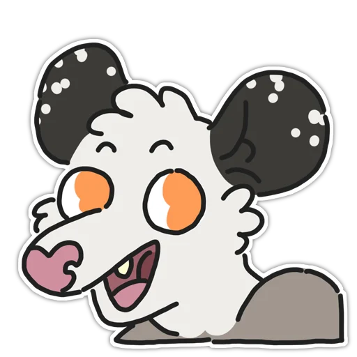 Telegram stickers Opossums
