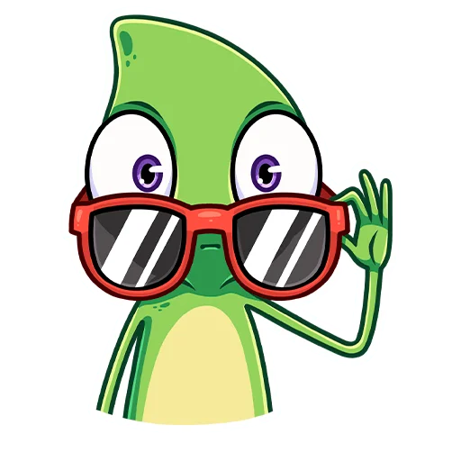 Telegram Sticker «Чамс» 😎