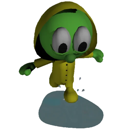 charlie and greenly 3D stiker ☂️