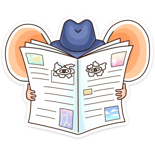 Telegram stiker «Сырок » 📰