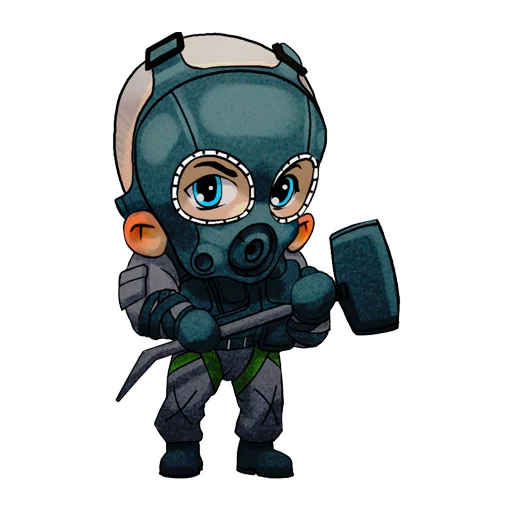 Chibi Rainbow6|Siege stiker 🇬🇧