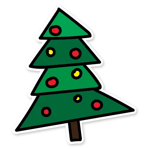 Christmas mood sticker 💛