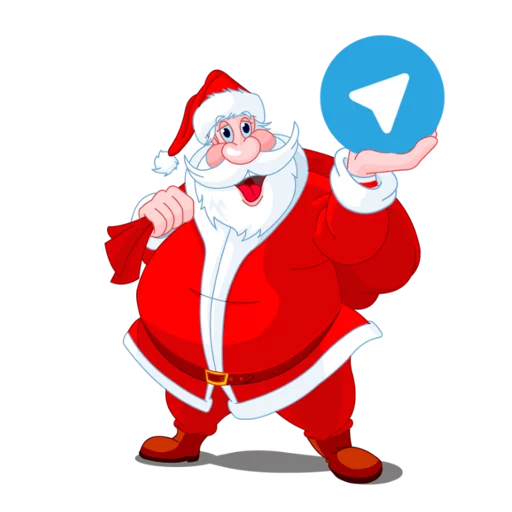 Telegram Sticker «Christmas Telegram» 🎅