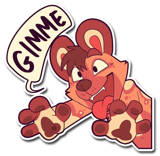 Cinnamon Wild Dog sticker 🤗
