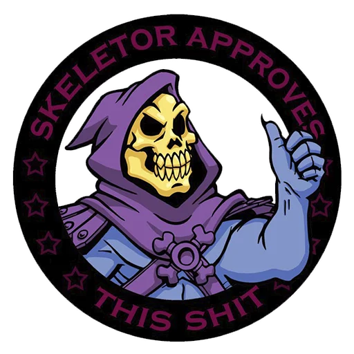 Skeletor sticker 👍