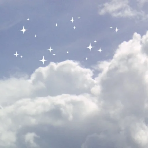 Clouds & Stars  sticker ☁️