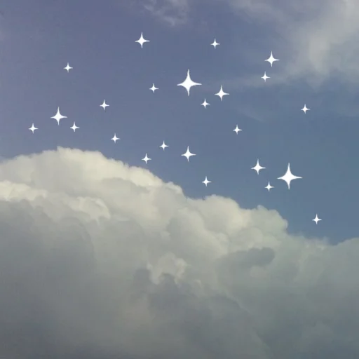 Telegram stiker «Clouds & Stars» ☁️
