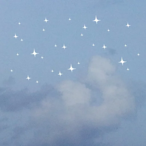 Clouds & Stars stiker ☁️