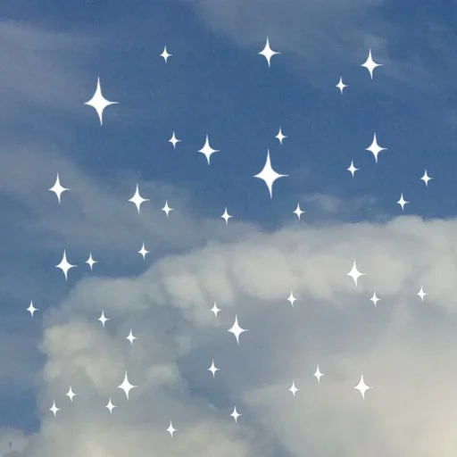 Стікер Telegram «Clouds & Stars» ☁️