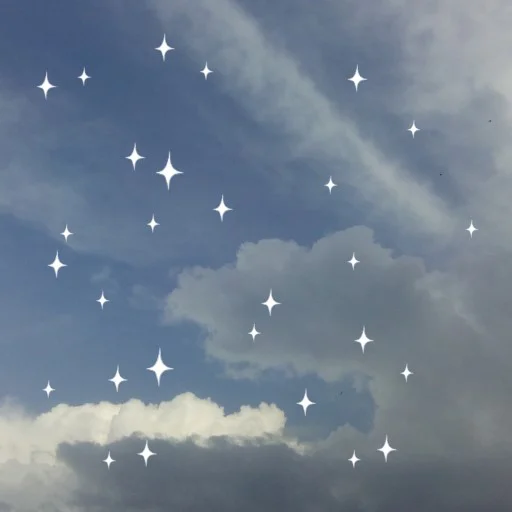 Стикер Telegram «Clouds & Stars» ☁️