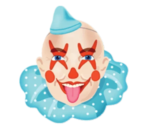 Стикер Telegram «Clown» 🤡