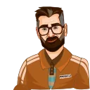 Telegram emoji джентельмен - тренер