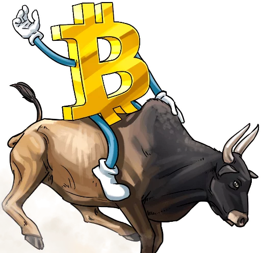 Стикер Cointelegraph and more 🐂