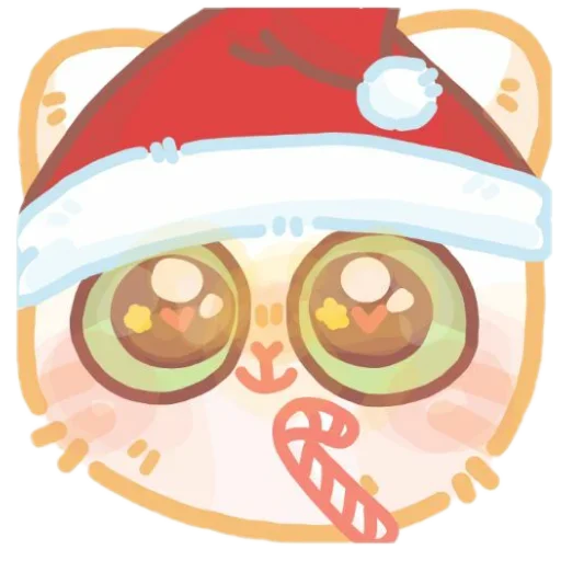 colored emotions kittens sticker 🎅