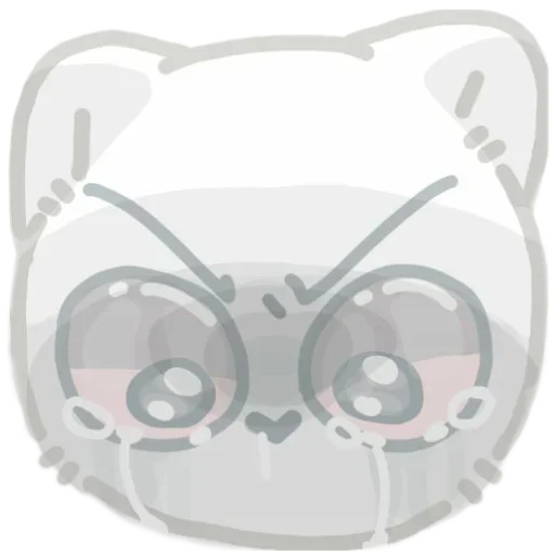 Telegram Sticker «colored emotions kittens» 😭